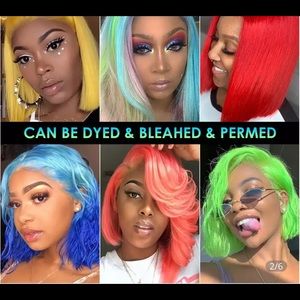 Human hair wigs custom color